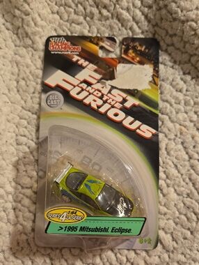 The Fast and the Furious 1995 Mitsubishi Eclipse Die-Cast Car - Lime Green